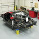 The full teardown state of the car before they move on to Sebring next. Photo credit: HART